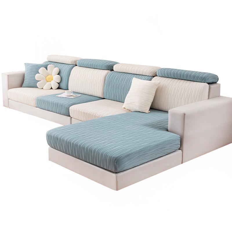 ソファーカバー 夏 かけるだけ 涼しい 快適 簡単 洗える 伸びる おしゃれ 猫 傷防止 シンプル オールインワン 冷感 ひんやりオレンジ 青 グレー 大きめサイズ 6,947円