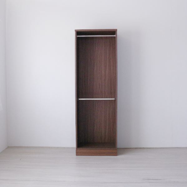 ワードローブ 約W600xD410xH1800mm ウォールナット