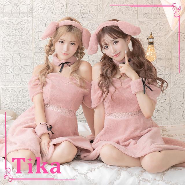 ハロウィンコスプレ ピンクプードル 衣装 セクシー お化けの日 仮装 ふわふわ コスチューム セット かわいい