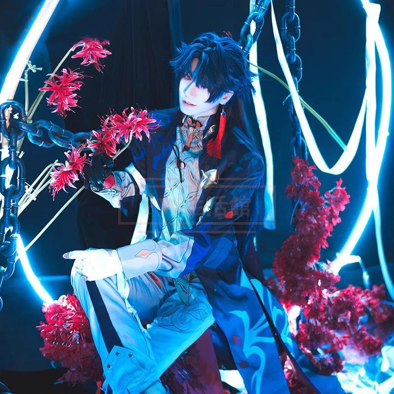 崩壊スターレイル HonkaiStarRail 刃-ジン-Blade コスプレ衣装 ウィッグ 靴 コスチューム 演出服 アニメ ゲーム ハロウィン cos 変装