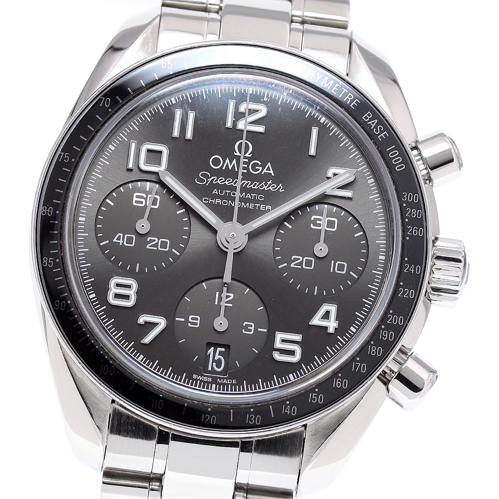 オメガ OMEGA 324.30.38.40.06.001 スピードマスター デイト クロノグラフ 自動巻き メンズ 良品 _862822【中古】
