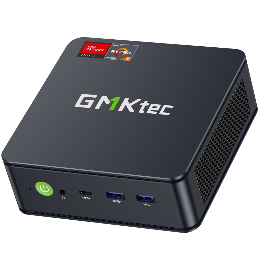 GMKtecジーエムケーテック 超小型 デスクトップパソコン NucBox M6 Ultra(Windows 11 Pro/AMD Ryzen 5 7640HS/メモリ 32GB/SSD 1TB/V