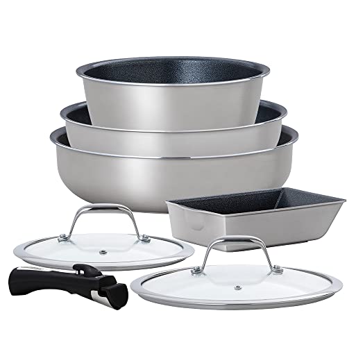 色：シルバー サイズ：7点セット アイリスオーヤマ フライパン 鍋 7点セット 深型 フライパンで煮