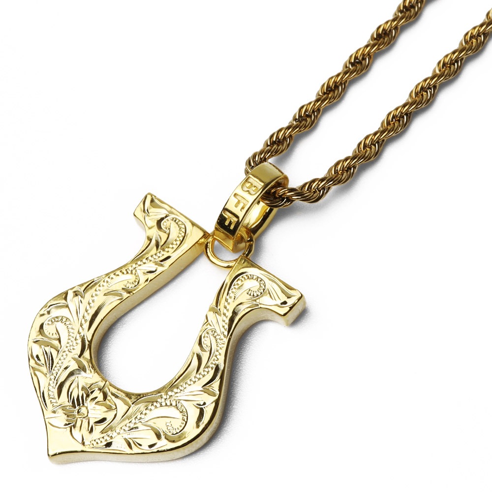 BFF 925 馬蹄ネックレス [bffns010-g]