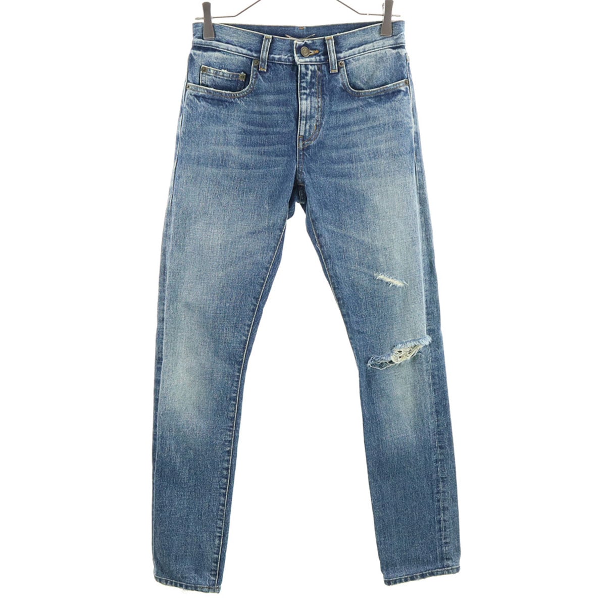 SAINT LAURENT サンローラン ストレートデニムパンツ w27 ジーンズ ジーパン レディース 古着