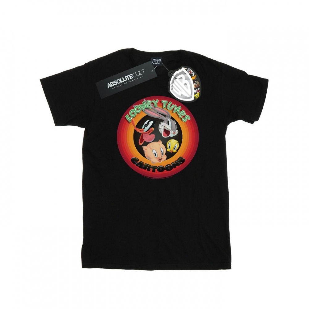 (英国より直送) ルーニーテューンズメンズカートゥーンサークル Tシャツ
