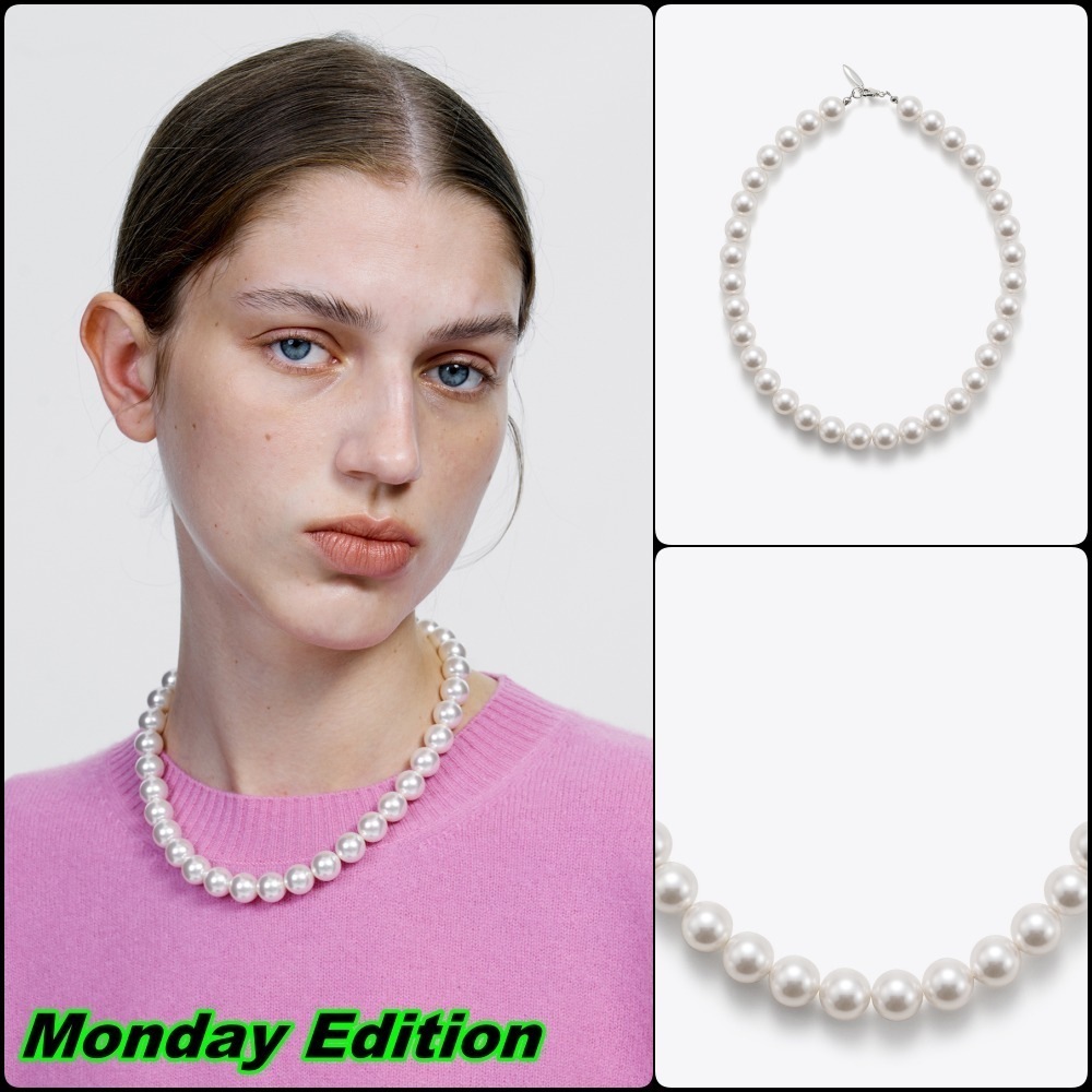【Monday Edition】EVERYDAY PEARL NECKLACE 12MM