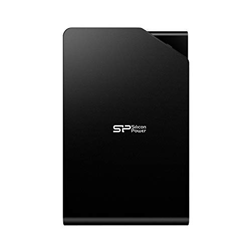 シリコンパワー ポータブルHDD 1TB 2.5インチ USB3.0/2.0対応 PS4 動作確認済 Stream S03シリーズ ブラック S