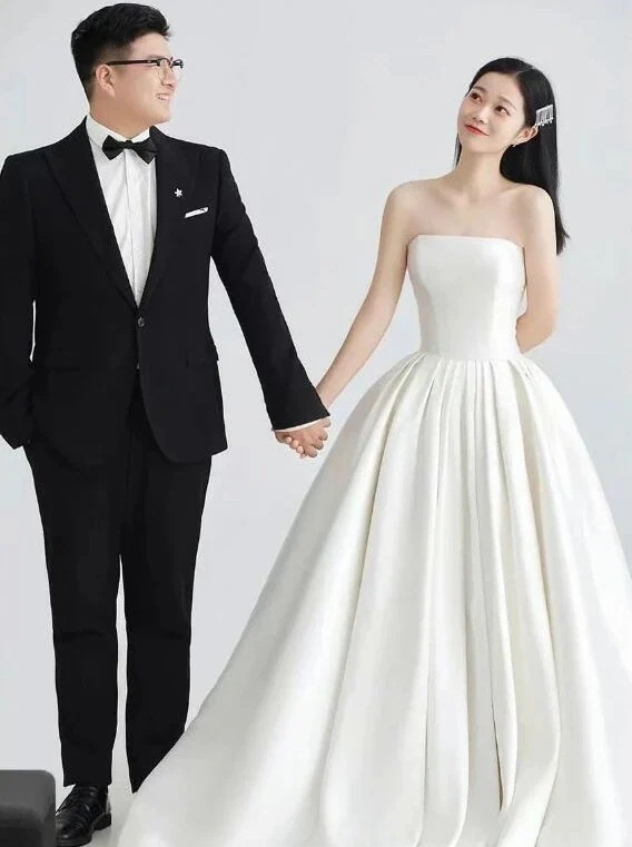 特別仕様結婚式ドレス フォトウェディング撮影 高級感 ワンピース ロング 花嫁ドレス 可愛い ウェディングドレス きれいめ 前撮りドレス 後撮り パーティードレス カラードレス コンサート オフショル