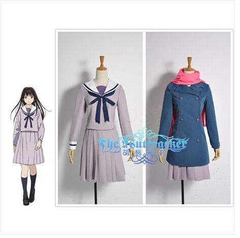 【短納期】ノラガミ 野良神 壹岐日和　いき　ひより セーラー服 スプレ衣装 高品.質 新品 Cosplay アニメ