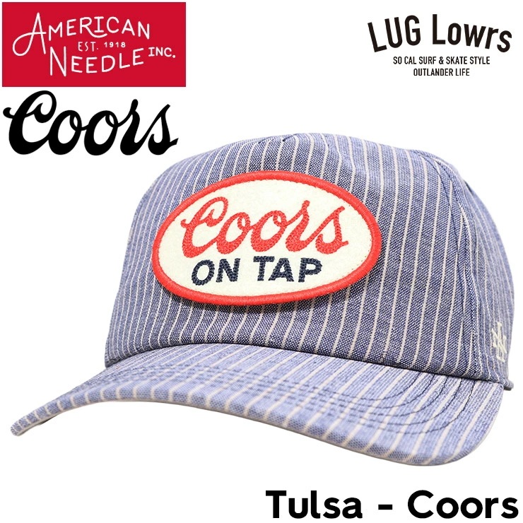 AMERICAN NEEDLE アメリカンニードル キャップ メンズ レディース スナップバックキャップ ベースボールキャップ 帽子 Coors クアーズ コラボ Tulsa Coors SMU864