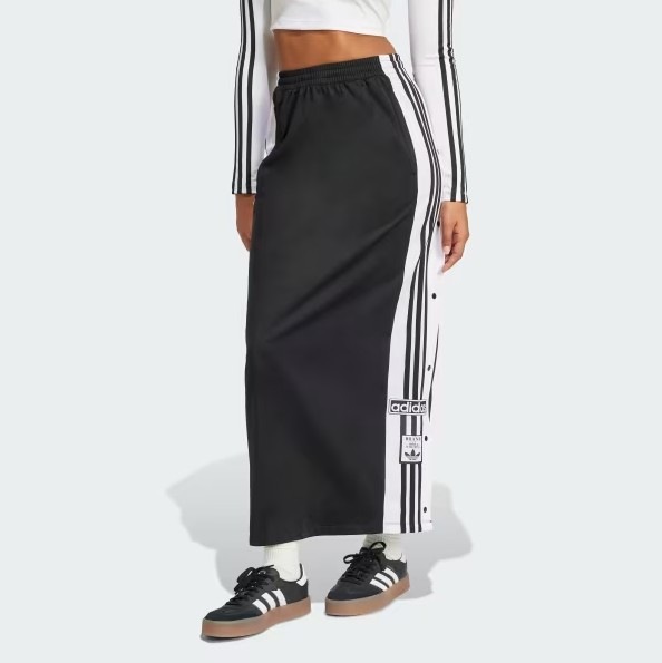 【adidas】Adibreak ロゴ レトロ マキシ 3ストライプ スカート 楽天市場】 【公式】アディダス adidas 返品可 ライフスタイル