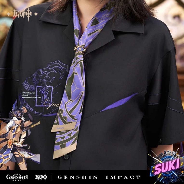 「スカーフ」【プロ品質を極める!】原神 グッズ / セノ インプレッションシリーズ / Genshin Impact Cyno 赛诺 げんしん コスプレ