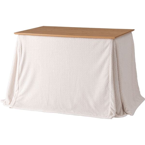 ダイニング用こたつ布団（単品） アイボリー 約W247xD202cm