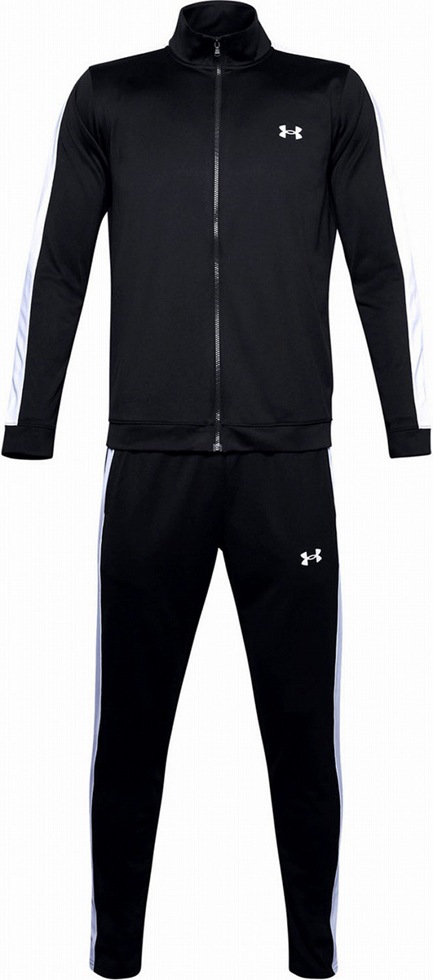 アンダーアーマー DOM-1357139-001-XL メンズ UAライバル ニット トラックスーツ（Black/White/White・サイズ：XL） DOM1357139001XL