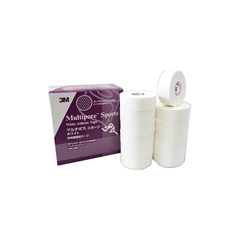 【3日以内発送】3M(スリーエム) テーピング マルチポアスポーツ ホワイト 25mm 12巻 298025