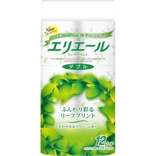 エリエールトイレットリーフプリント１２Ｒダブル 6個