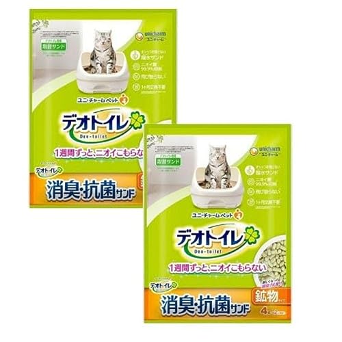 1週間消臭・抗菌 取り替え品 飛び散らない消臭・抗菌サンド 4L×2袋