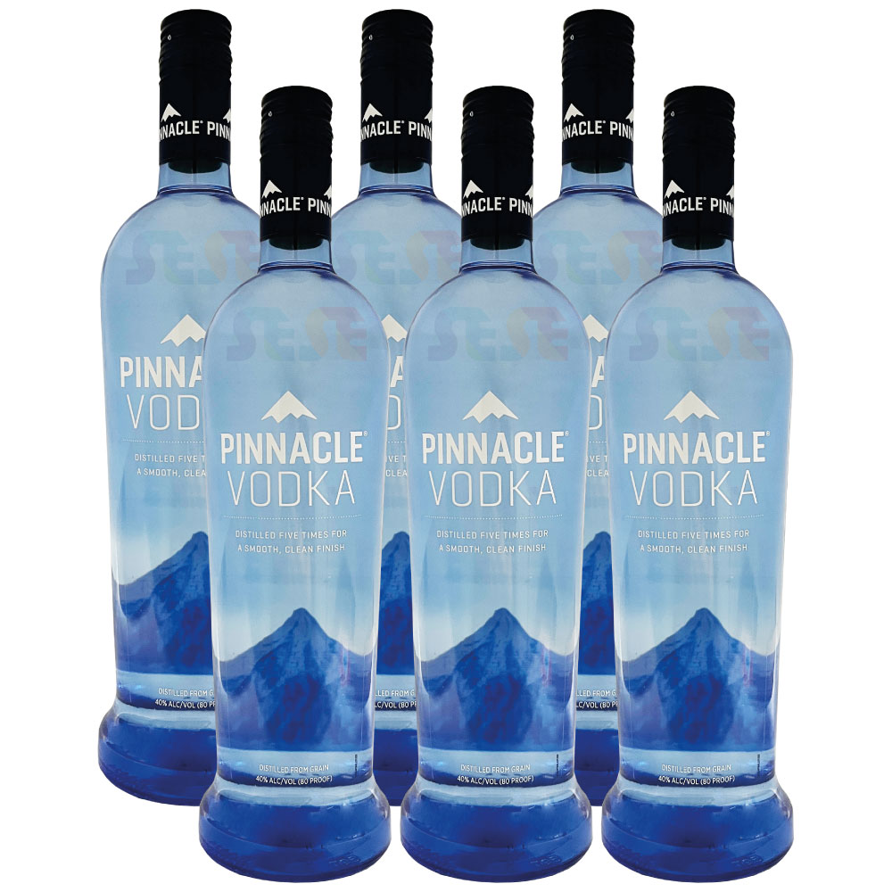 [正規品] ピナクル ウォッカ 6本セット 750ml / 40度 アメリカ PINNACLE VODKA