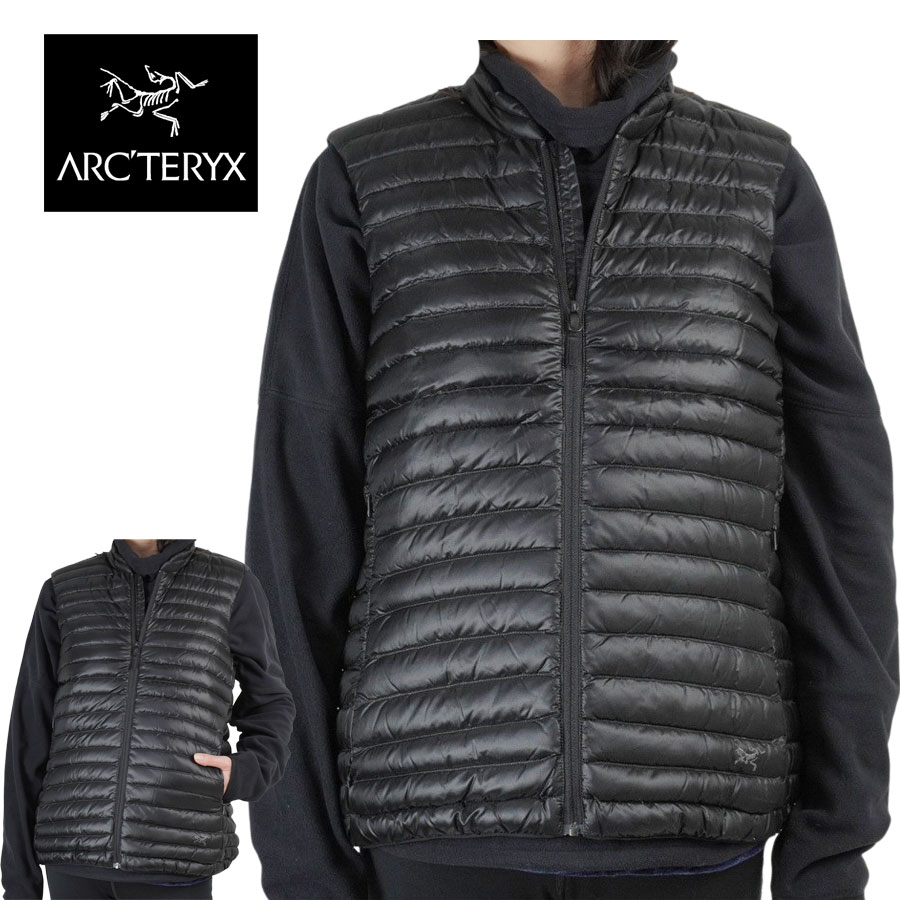 アークテリクスARCTERYXレディース ダウンベスト22879 NEXIS VEST WOMENSウィメンズ ネクシスベストBLACK(ブラック)