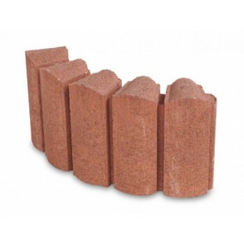 NXstyle　花壇材　フローラガーディアンライト　レッド　コーナー x4個　1142442