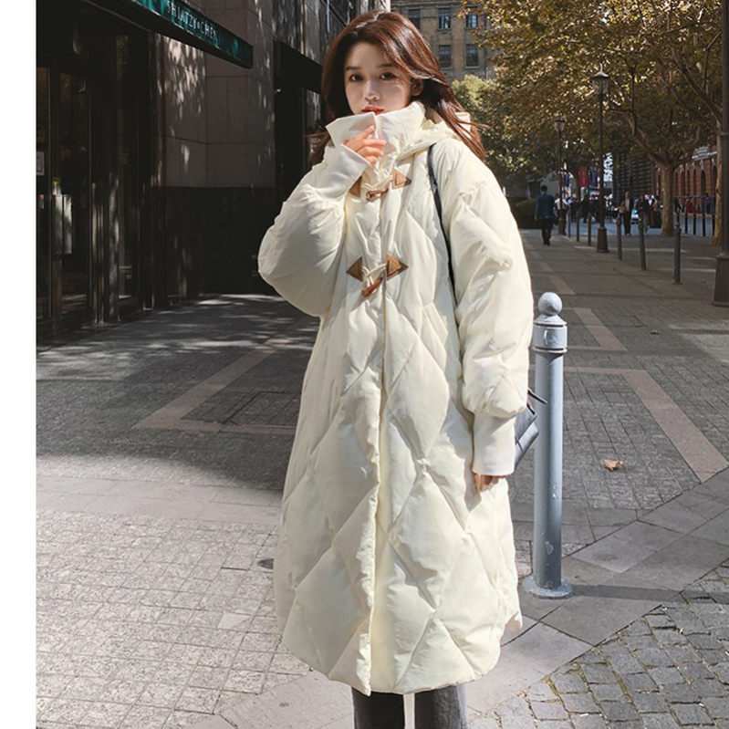 ダウンジャケット ダウンコート コート アウター モッズコート レディース フード付き ミドル丈 レギュラーフィット 防風 防寒 撥水加工 冬 通勤 作業着 無地 厚手 暖かい ファッション ママ 母