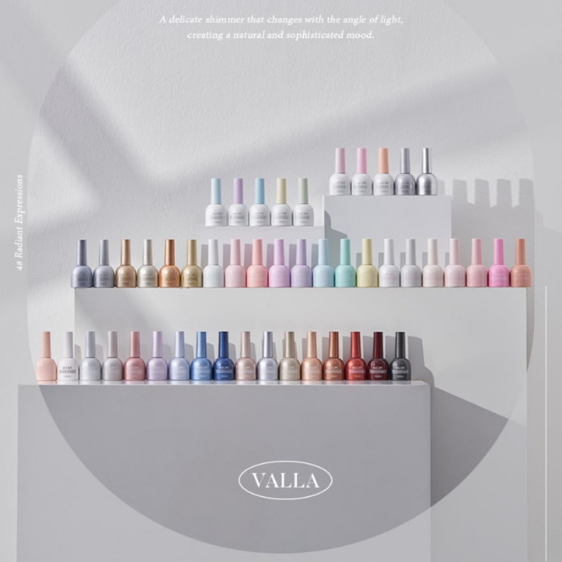 VALLA / RADIANT 48 Glitter Gel Series / Nail