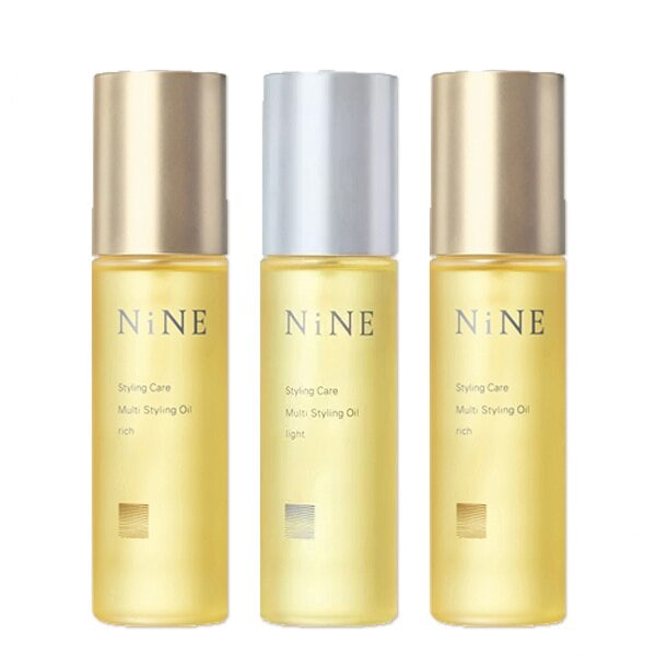NiNE ナイン マルチスタイリングオイル 100mL 3個 [リッチ/ライト] 選べるセット