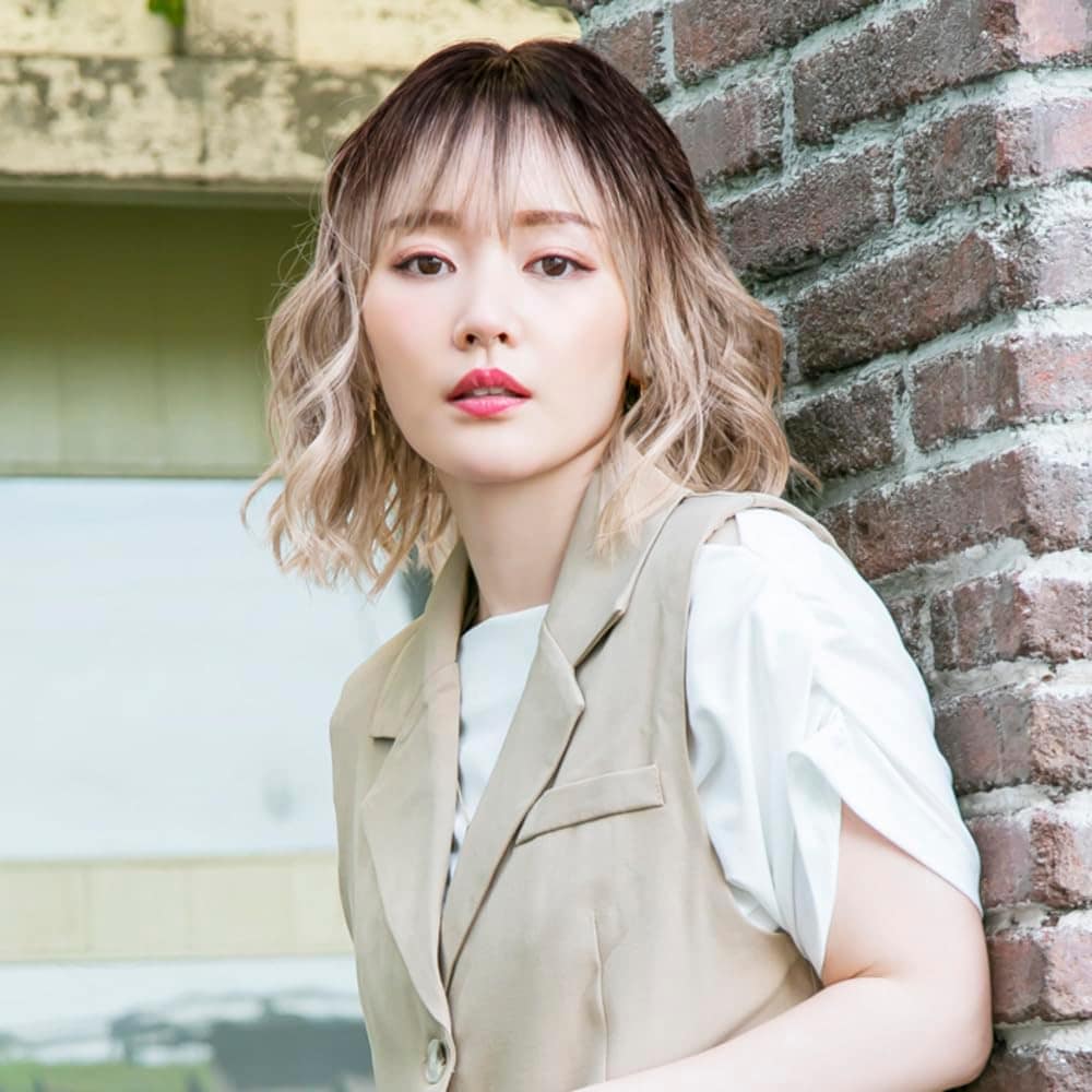 プリシラ オールウィッグ ヌーディーウェーブボブ A-714 ウィッグ 耐熱ピーチゴールドグラデーション 7,938円