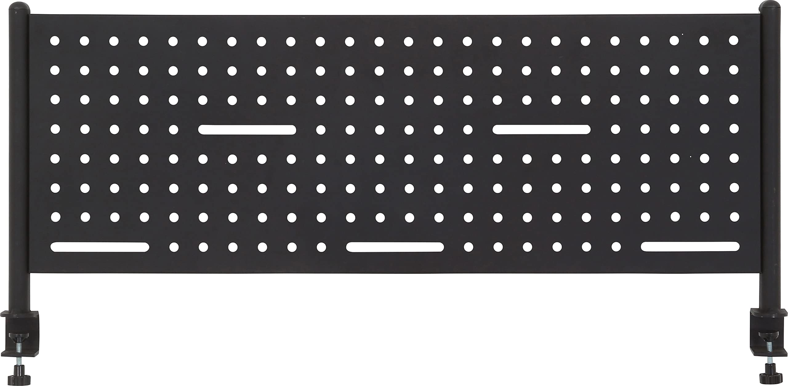 不二貿易(Fujiboeki) デスクトップパネル 幅80.5×奥行6.5×高さ36.5cm ブラック スチール製 卓上収納 マグネット 使用可能 クレバー 18576