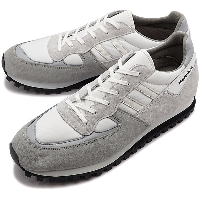 マラソン [2200FSL] MARATHON メンズレディース ミリタリースニーカー 靴 WHITE/LIGHT GRAY ホワイト系