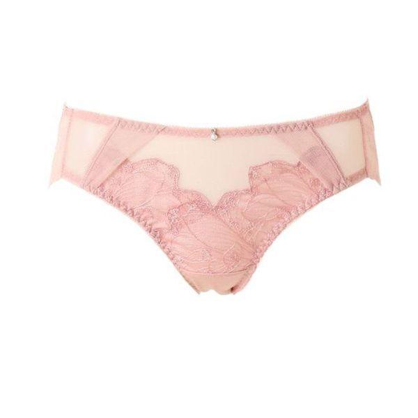 [女性]繊細で女性らしい刺繍チュールレースレースパンティー（DPT0462A）.[35508694]