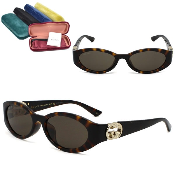 サングラス GG1662SA-002 サングラス EYEWEAR ハバナ ブラウン アジアンフィット メンズ レディース ユニセックス