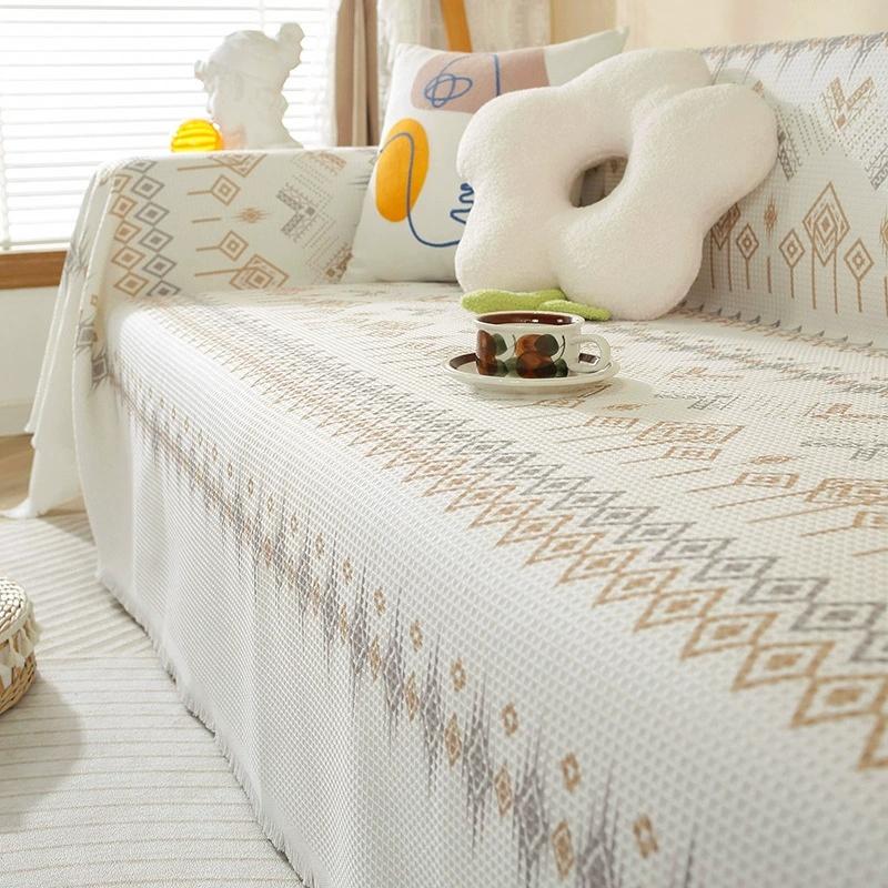 団体購入8点セットソファーカバー かけるだけ マルチカバー 長方形 ソファマットカバー 北欧風 花柄 おしゃれ 森系 四季兼用