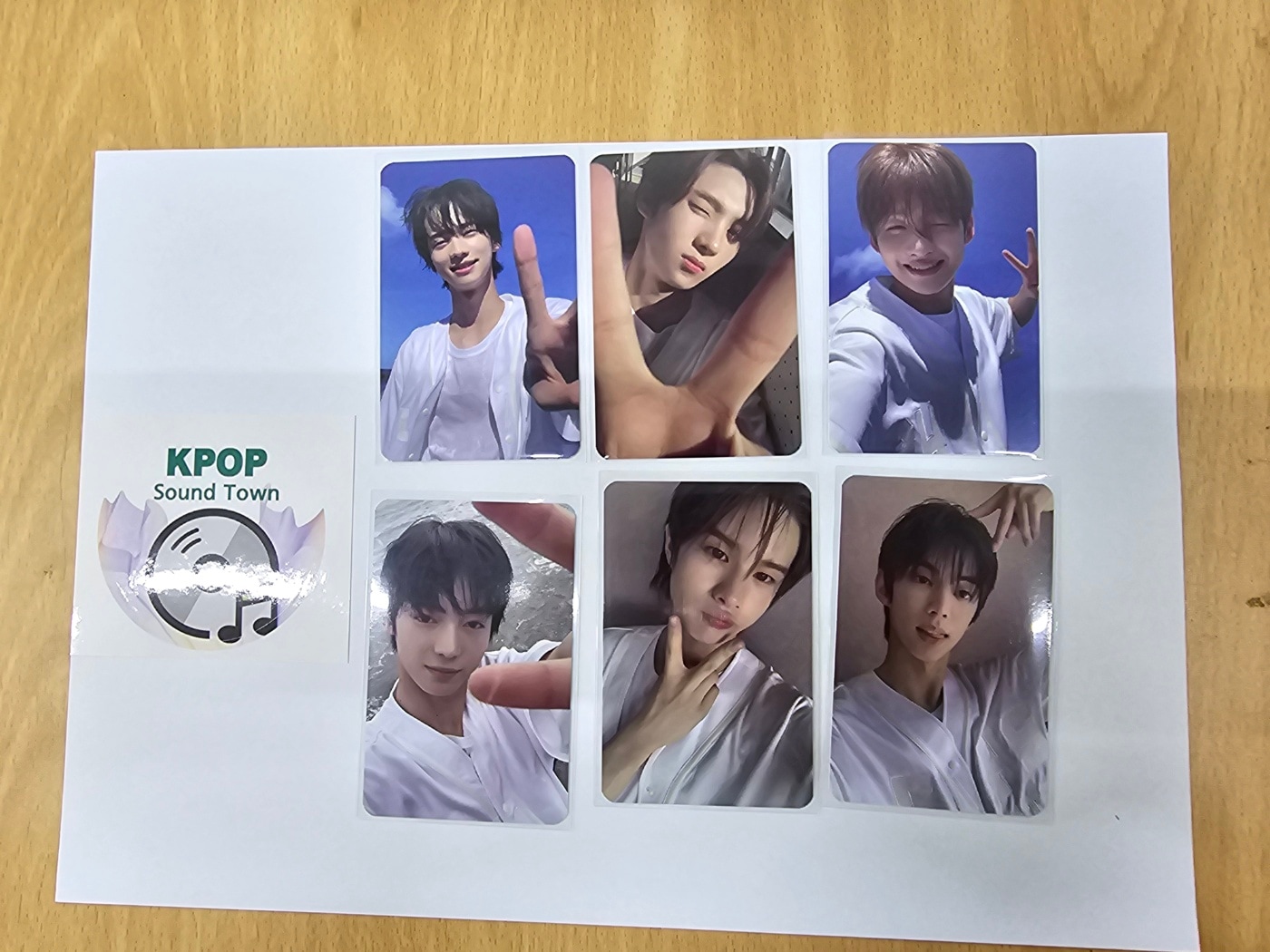 [6種/1set ] [BEATROAD FAN SIGN 特典 ] TWS - 1st Mini Album Sparkling Blue(NO ALBUM,ONLY PHOTOCARD)