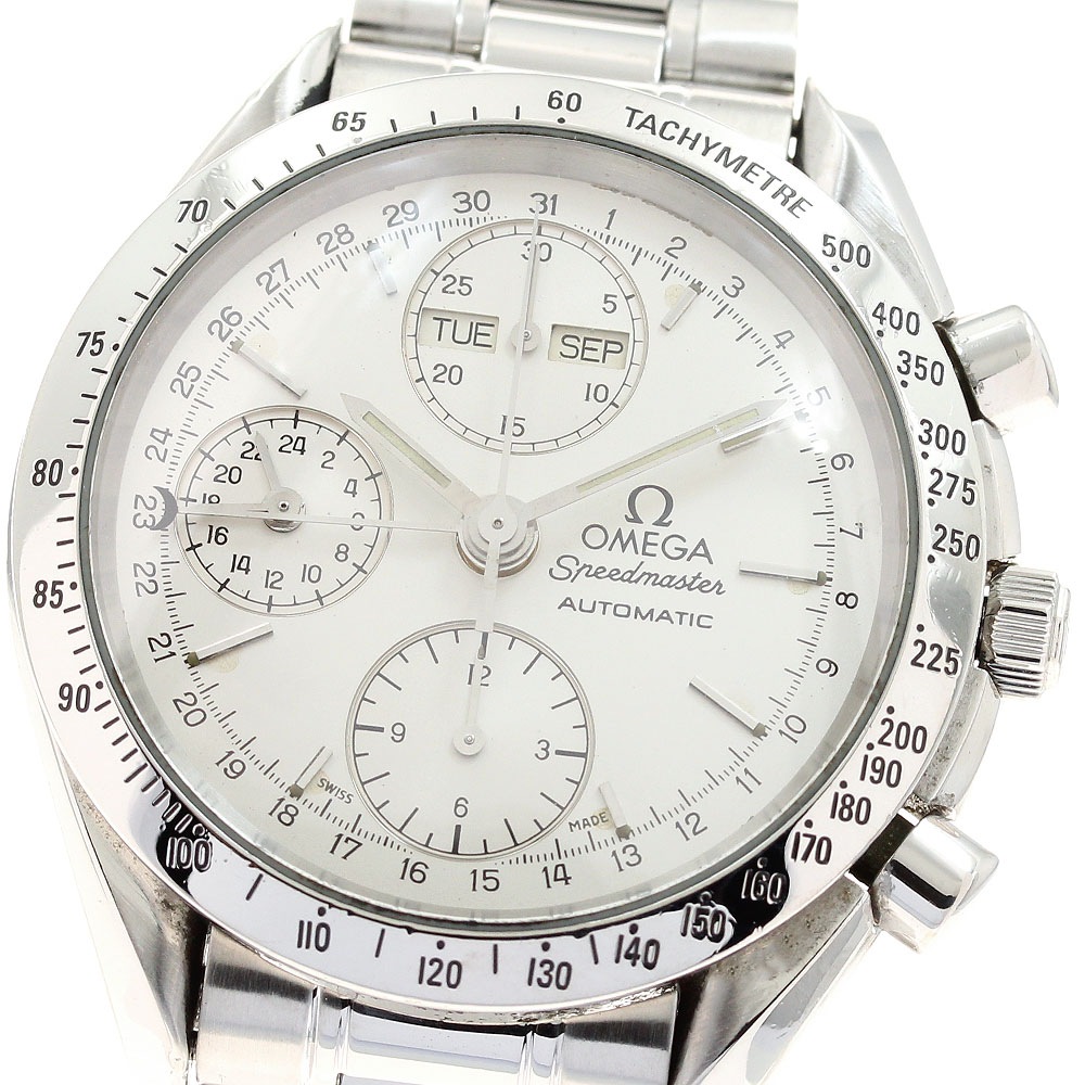 オメガ OMEGA 3521.30 スピードマスター トリプルカレンダー 自動巻き メンズ 保証書付き_830489【中古】