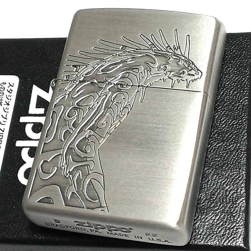 ZIPPO ライター もののけ姫 デイダラボッチとコダマ ジッポ アニメ スタジオ ジブリ レディース 女性 メンズ プレゼント ギフト キャラクター