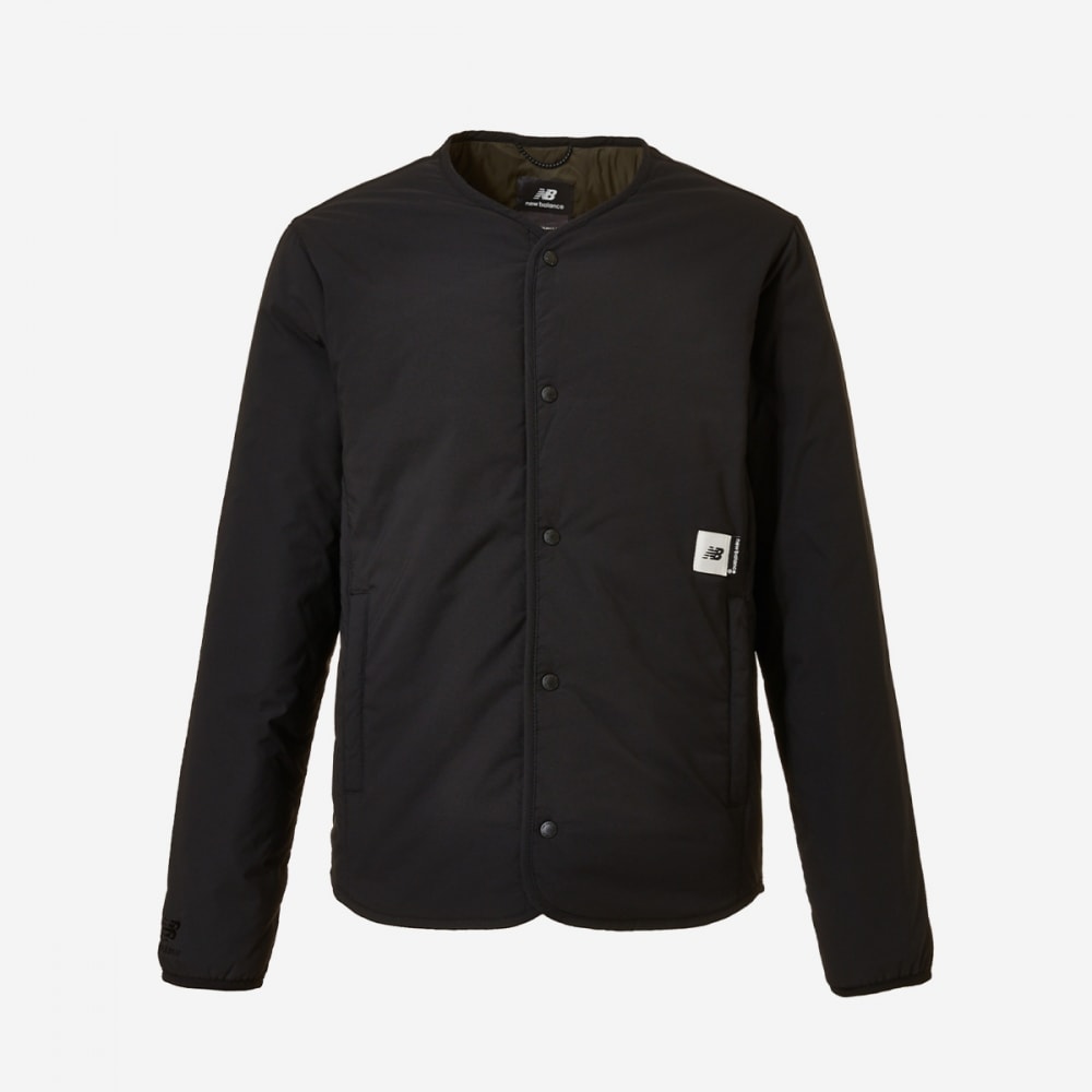 ニューバランスユニ 24/7 ライトパッド入りジップアップ NBNQDB1903-(19) ブラック