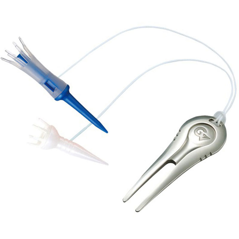 【ロット販売：入り数5】GOLF(ゴルフ) グリーンフォーク リフトティーツインロング付 ゴルフ グッズ その他 (gv0828)