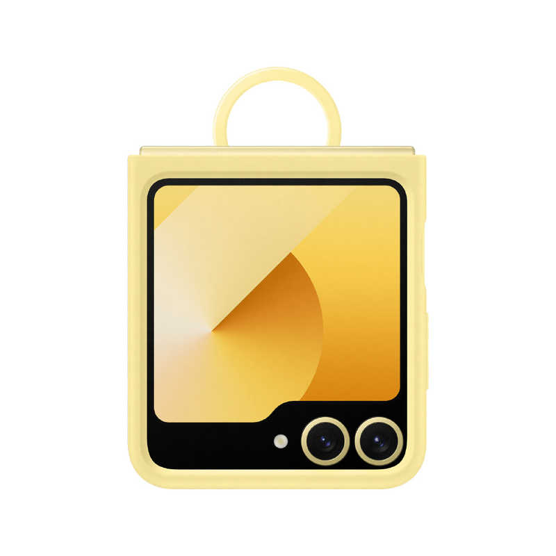 GALAXY (サムスンGalaxy純正)Galaxy Z Flip6 Silicone Case Samsung(サムスン) Yellow EF-PF741TYEGJP
