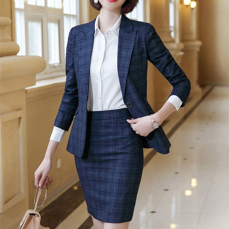 売れ 韓国ファッション ベスト 紺 ブラウス 5点 お仕事コーデ ネイビー ビックサイズ ジャケット パンツ スカート ビジネス 上品 オフィス スーツ