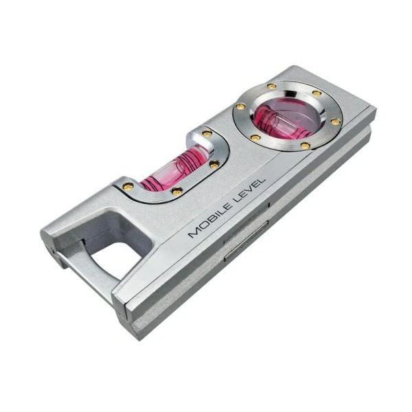 タジマ モバイルレベル120シルバー ML－120S 大工道具 測定具 小型 多用途レベル