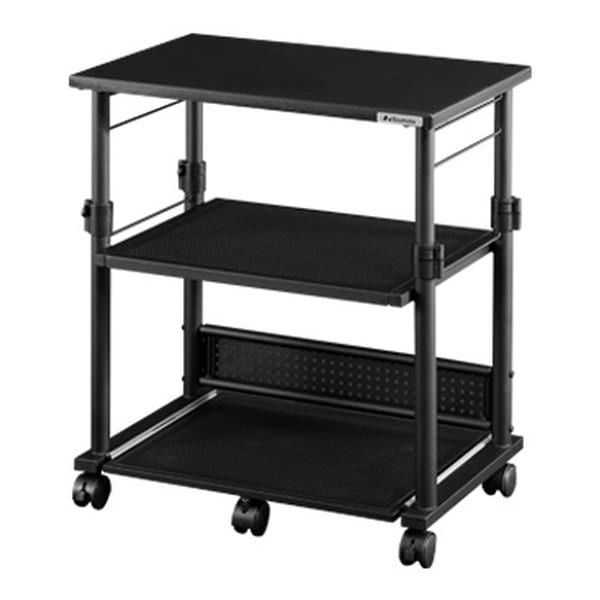 昇降式プリンター台 スタンダードタイプ/幅600mm/ブラック BHS-600P-BK