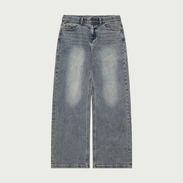 []女性用ヒドゥンバンディングバックブラッシュワイドデニムパンツ_246(10540-155-801-10)