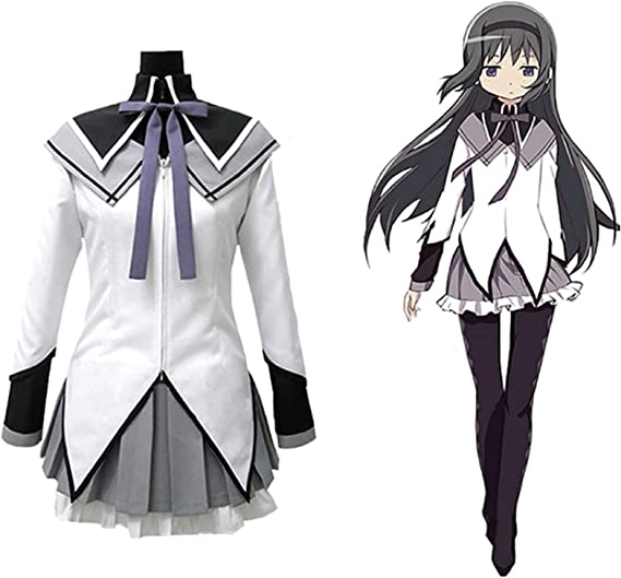 暁美ほむら 開戦服 コスプレ 衣装 魔法少女 まどかマギカ あけみほむら コスチューム
