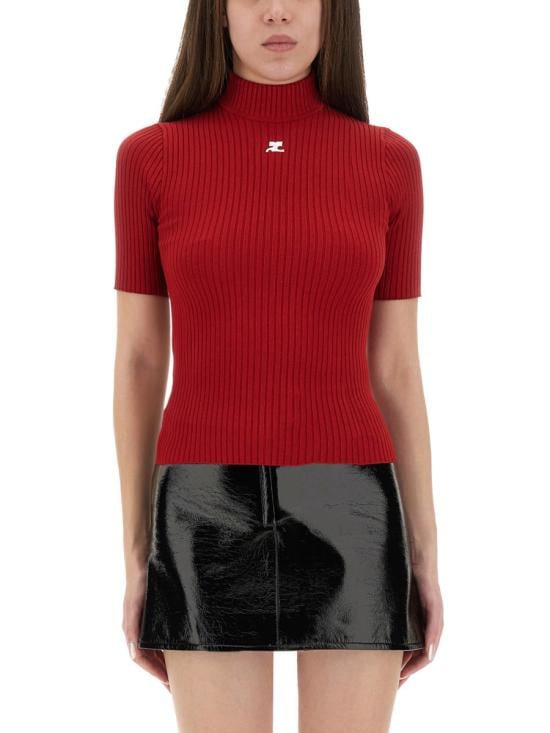 COURREGES Women Sweater PERMPU026FI0001 4034 RED