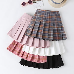韓国ファッション プリーツスカート 子供服 キッズ 女の子 入学式 卒業式 TQ05 6COLOR