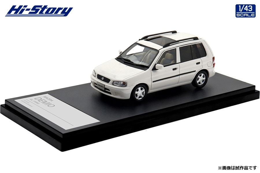 ハイストーリー 1/43 MAZDA DEMIO GL (1996) シャストホワイト【HS497WH】 ミニカー HS497WH マツダ デミオGL シャストホワイト