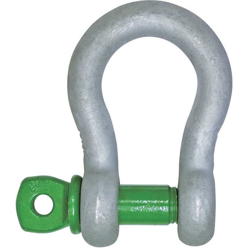 大洋製器工業　グリーンピンスタンダードシャックル バウ捻込 6.5t　GPB6.5T 8,353円