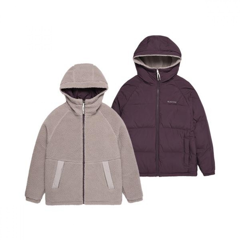 (ブラックヤック) ブラックヤックユニバーサル U マカロンデュオフリースダウンパーカージャケット R1BYPAW1907-GY